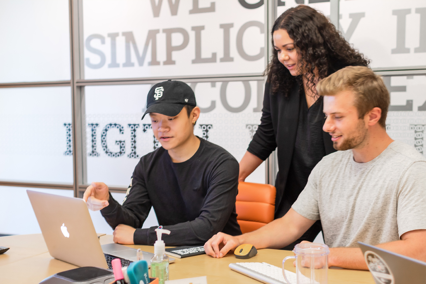 interns writing on roadmap