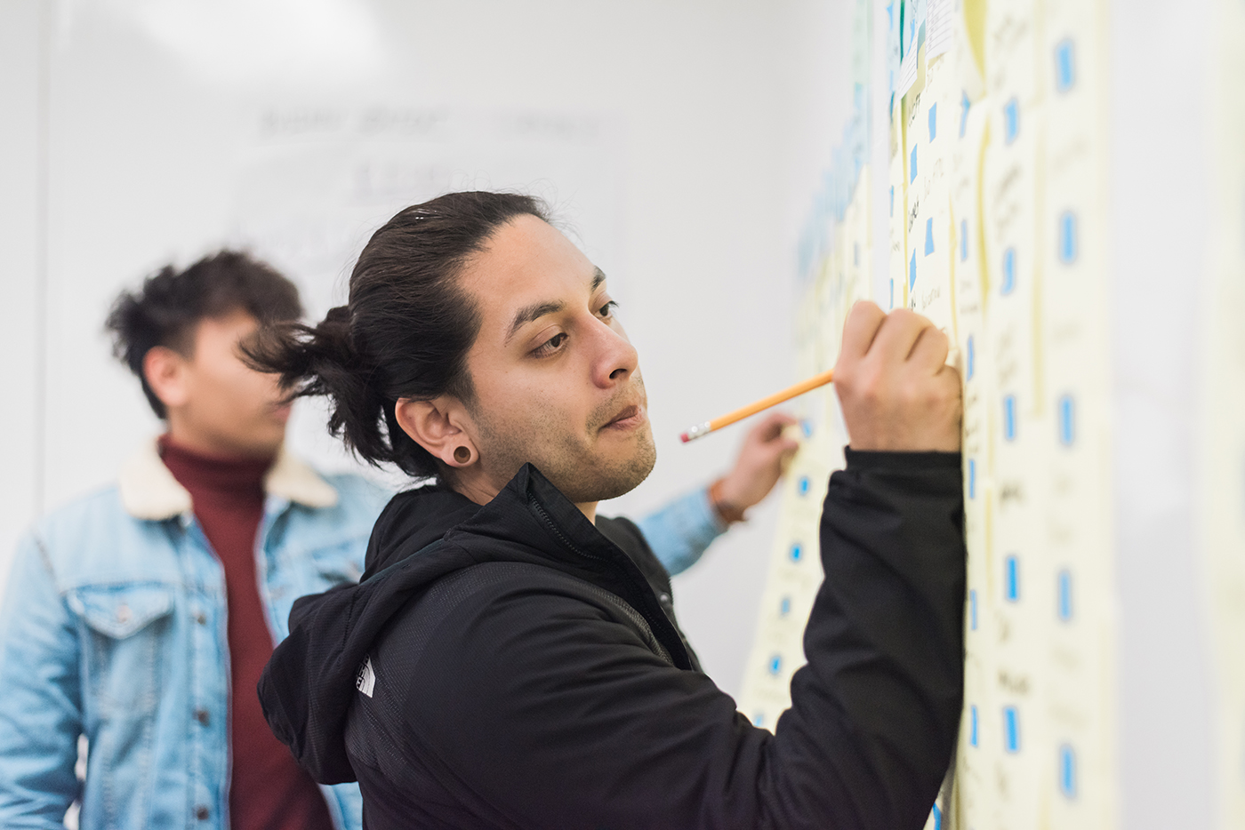 interns writing on roadmap